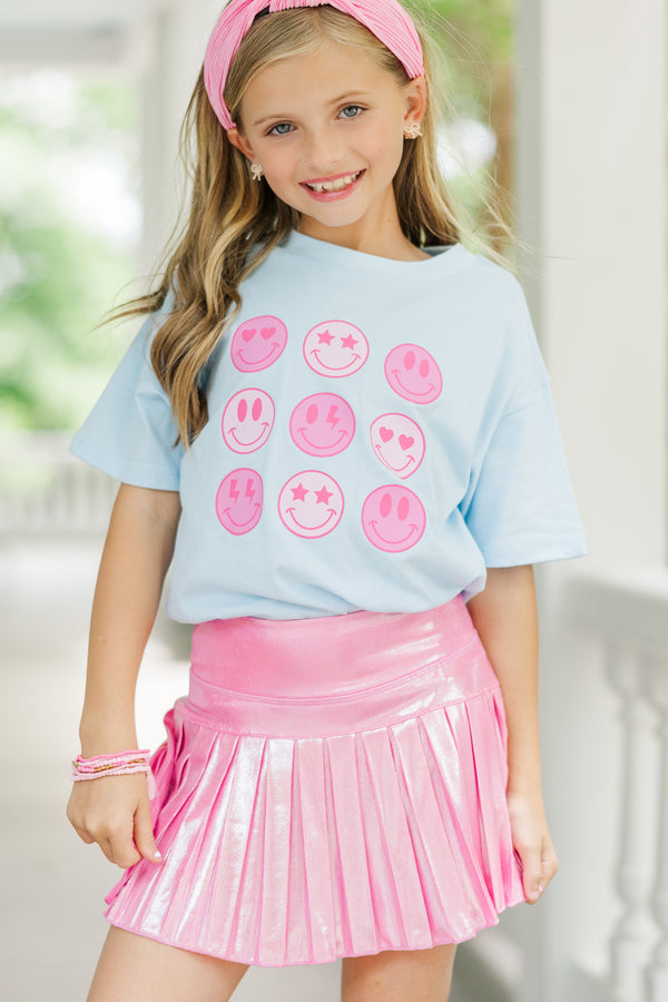 Girls: The Sadie Pink Shimmer Skort