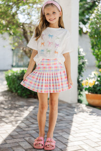 Girls: In My Girly Era White Graphic Tee