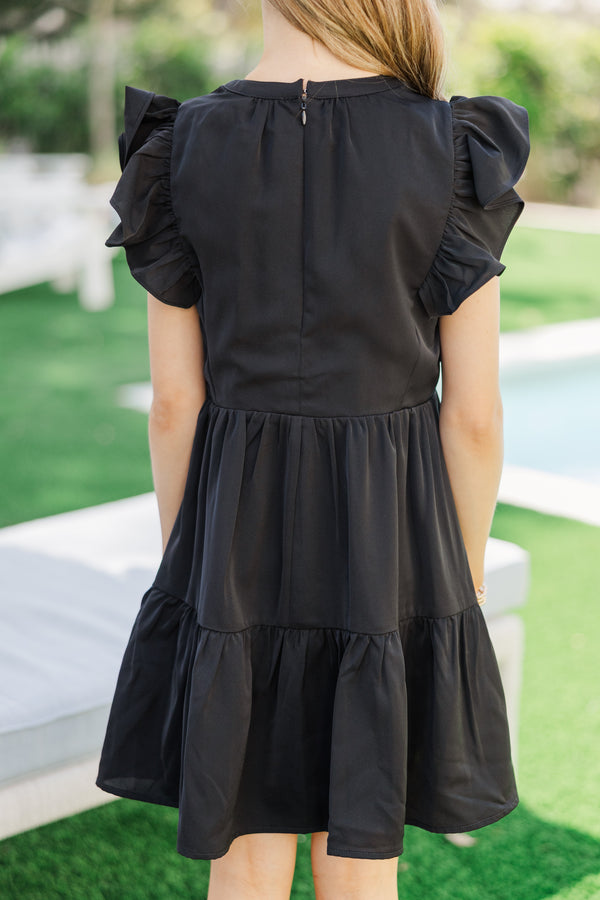 girls black dress near me Girls: At This Time Black Dress – Shop the Mint
