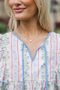 The Angela Gold Cross Necklace