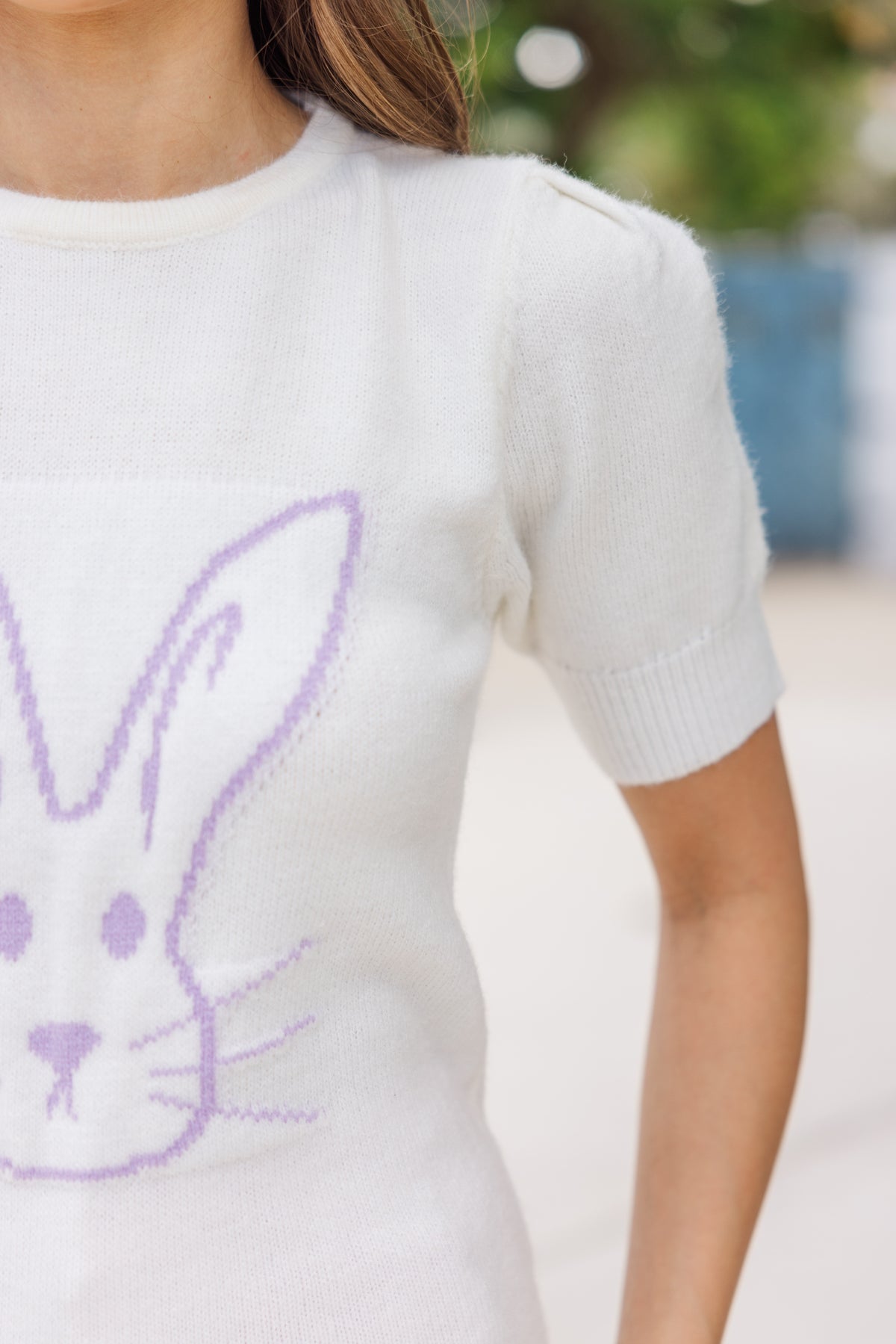 Feeling Hoppy Lavender Bunny Sweater – Shop the Mint