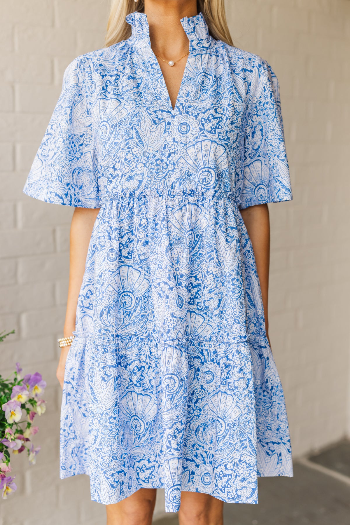 Feeling Your Best Blue Paisley Dress – Shop the Mint