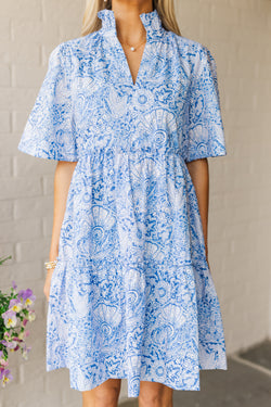 Feeling Your Best Blue Paisley Dress – Shop the Mint