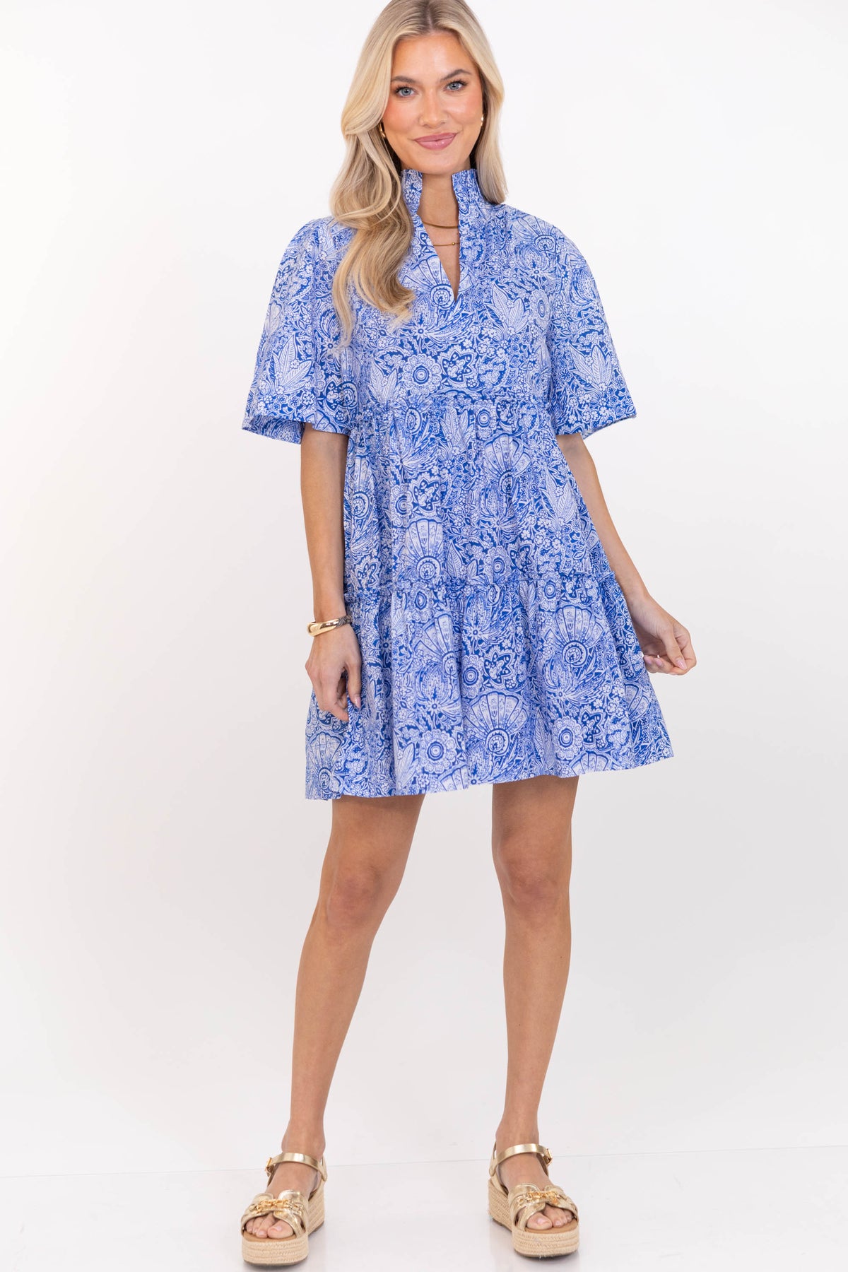 Feeling Your Best Blue Paisley Dress – Shop the Mint