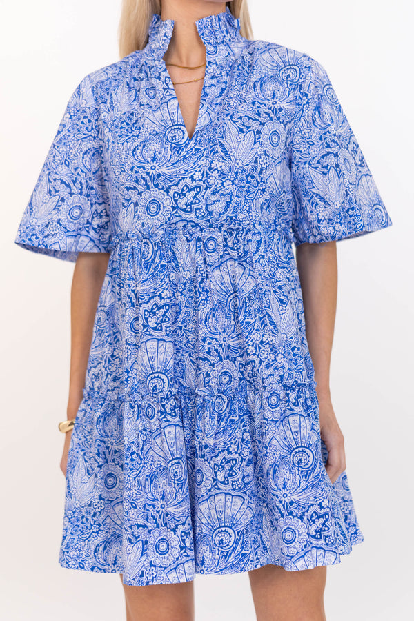 Feeling Your Best Blue Paisley Dress – Shop the Mint