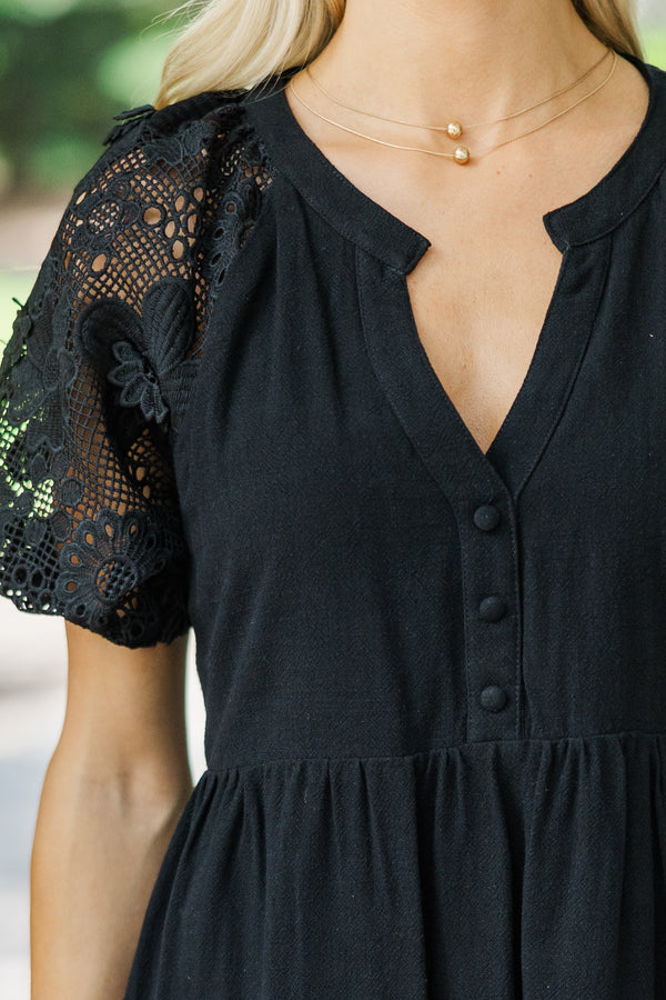 The Traveler Black Lace Dress, X-Small - The Mint Julep Boutique | Women's Boutique Clothing The Traveler Black Lace Dress, X-Small - The Mint Julep Boutique | Women's Boutique Clothing