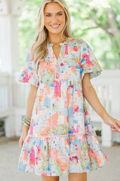 The Traveler Pink Toile Dress – Shop the Mint