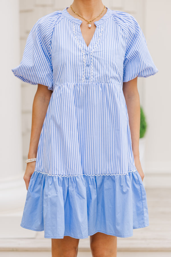 The Traveler Blue Striped Dress