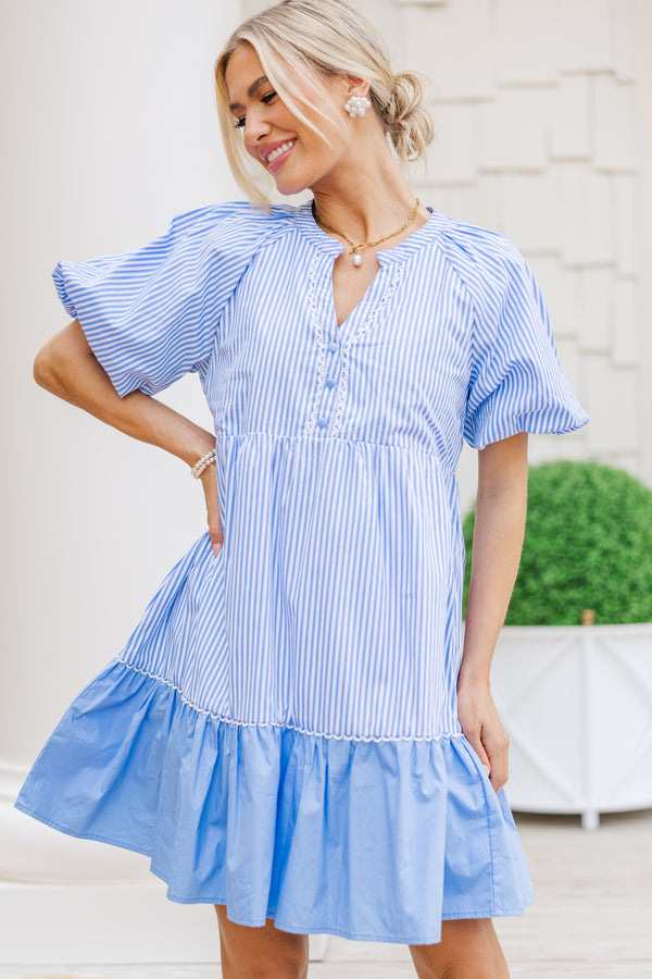 The Traveler Blue Striped Dress