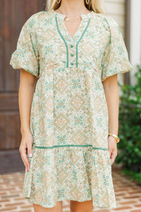 The Traveler Peach Medallion Dress
