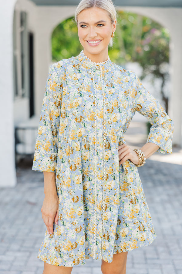 fitted lace wedding dress Keep Smiling Floral Shift Dress in Dark Mustard fitted lace wedding dress Keep Smiling Floral Shift Dress in Dark Mustard