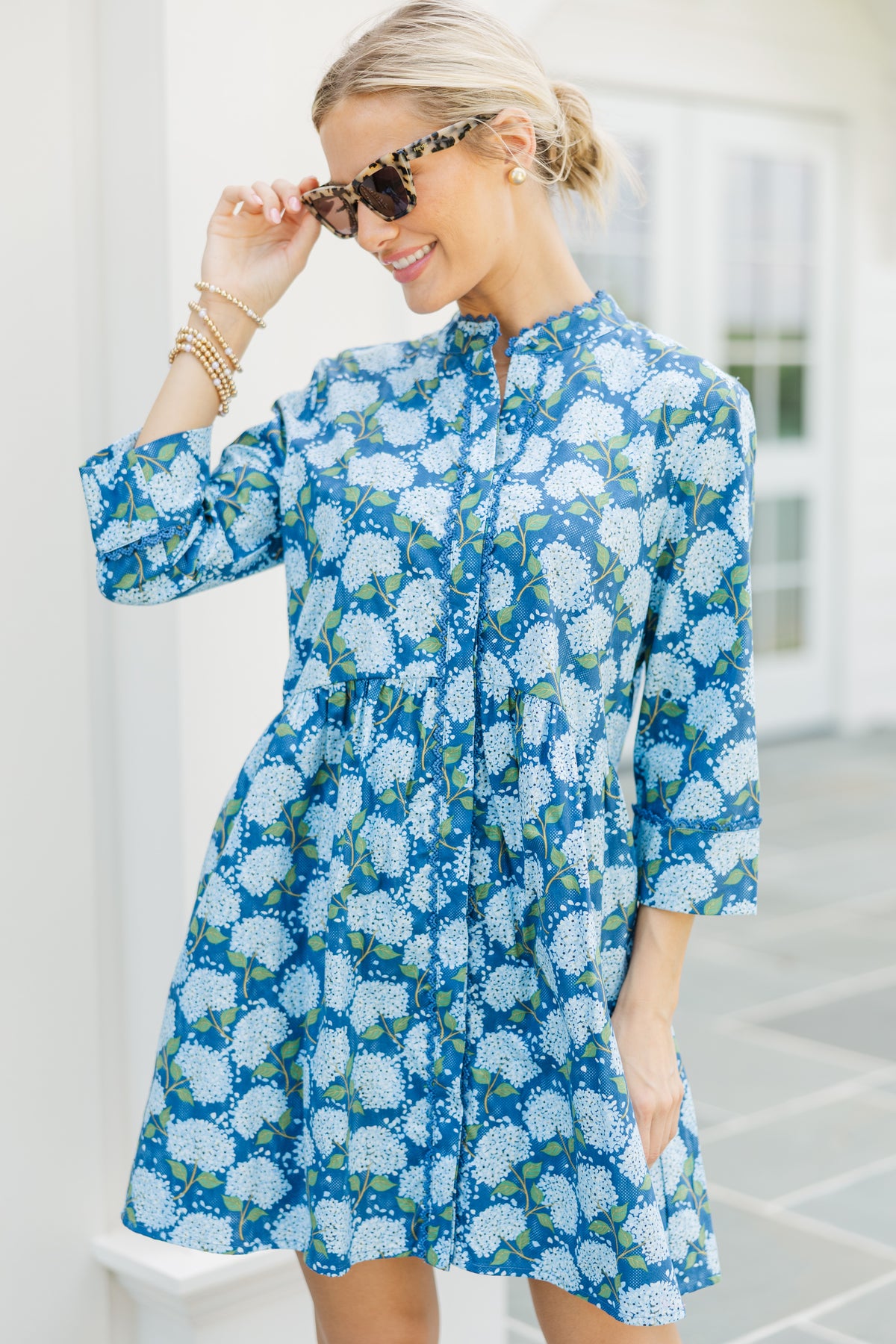 Always The One Blue Hydrangea Shift Dress – Shop the Mint Always The One Blue Hydrangea Shift Dress – Shop the Mint