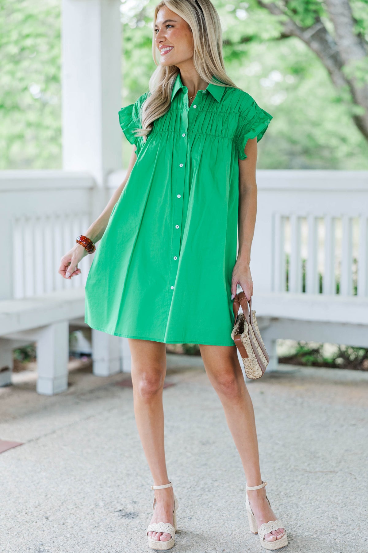 On The Way Green Shift Dress Shop the Mint On The Way Green Shift Dress Shop the Mint