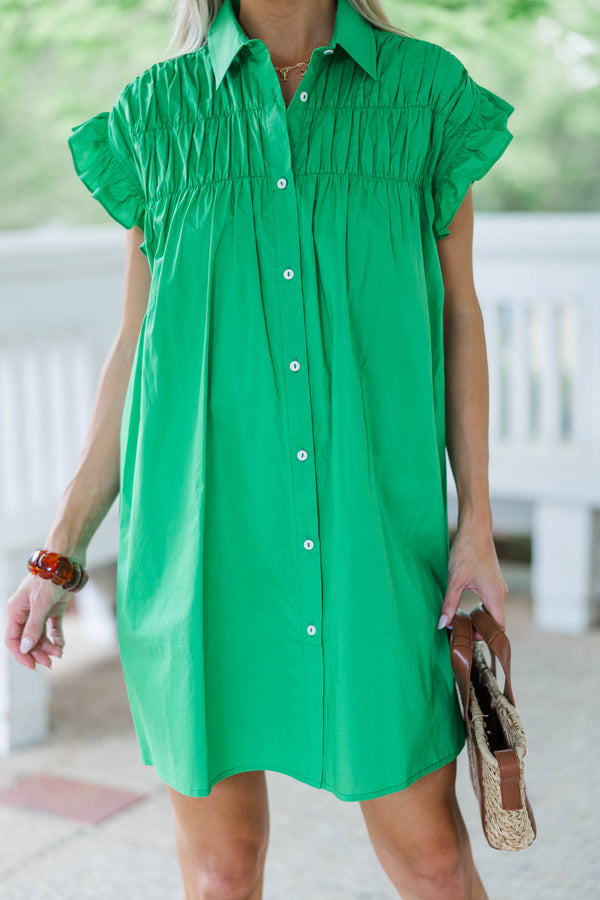 On The Way Green Shift Dress Shop the Mint On The Way Green Shift Dress Shop the Mint