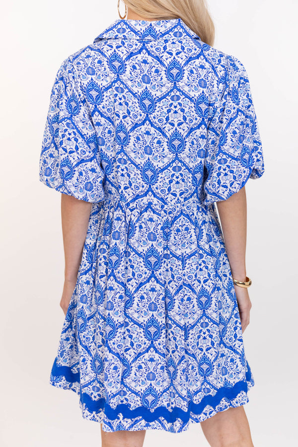 Get There Blue Paisley Dress – Shop the Mint