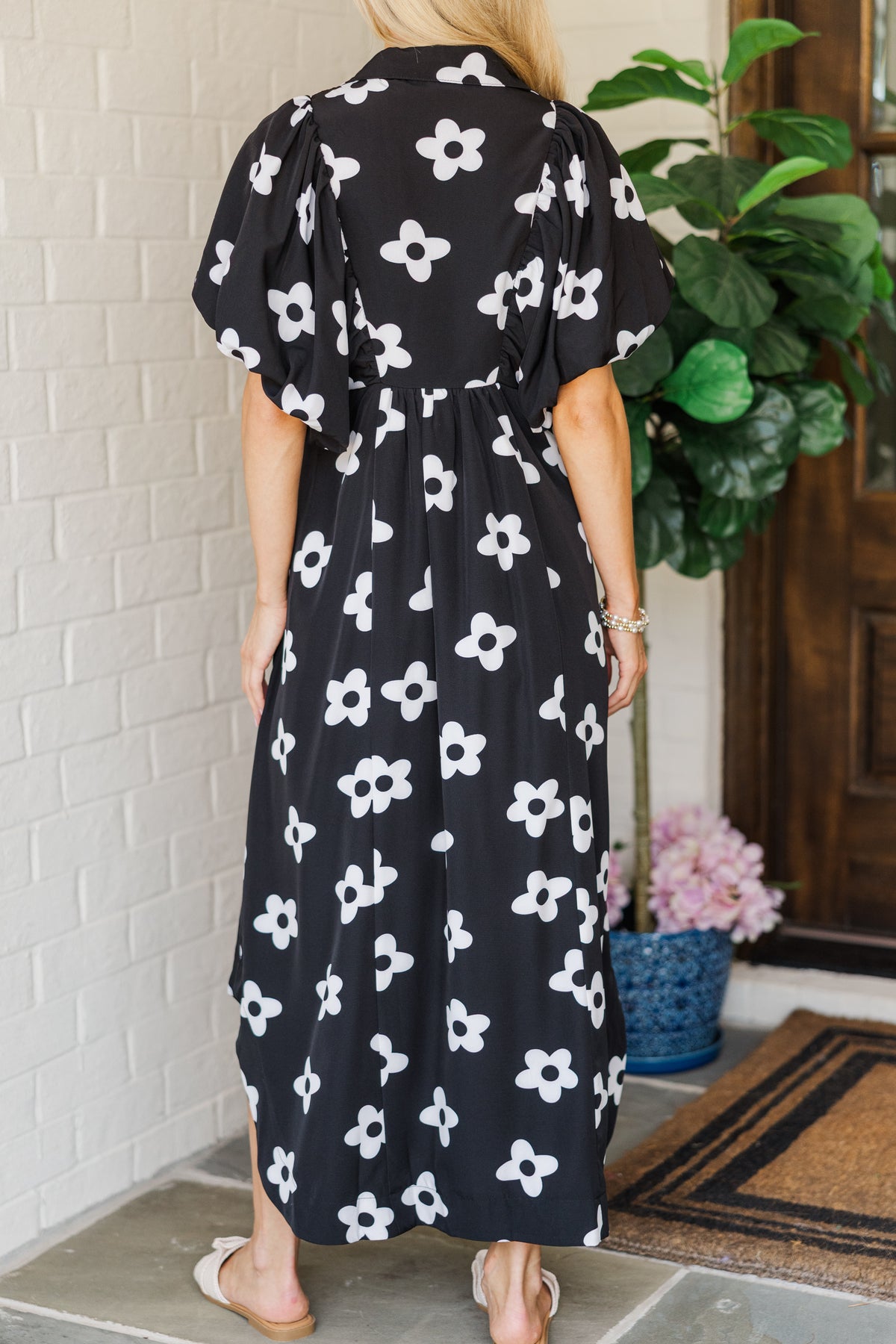 No Letting Go Floral Maxi Dress