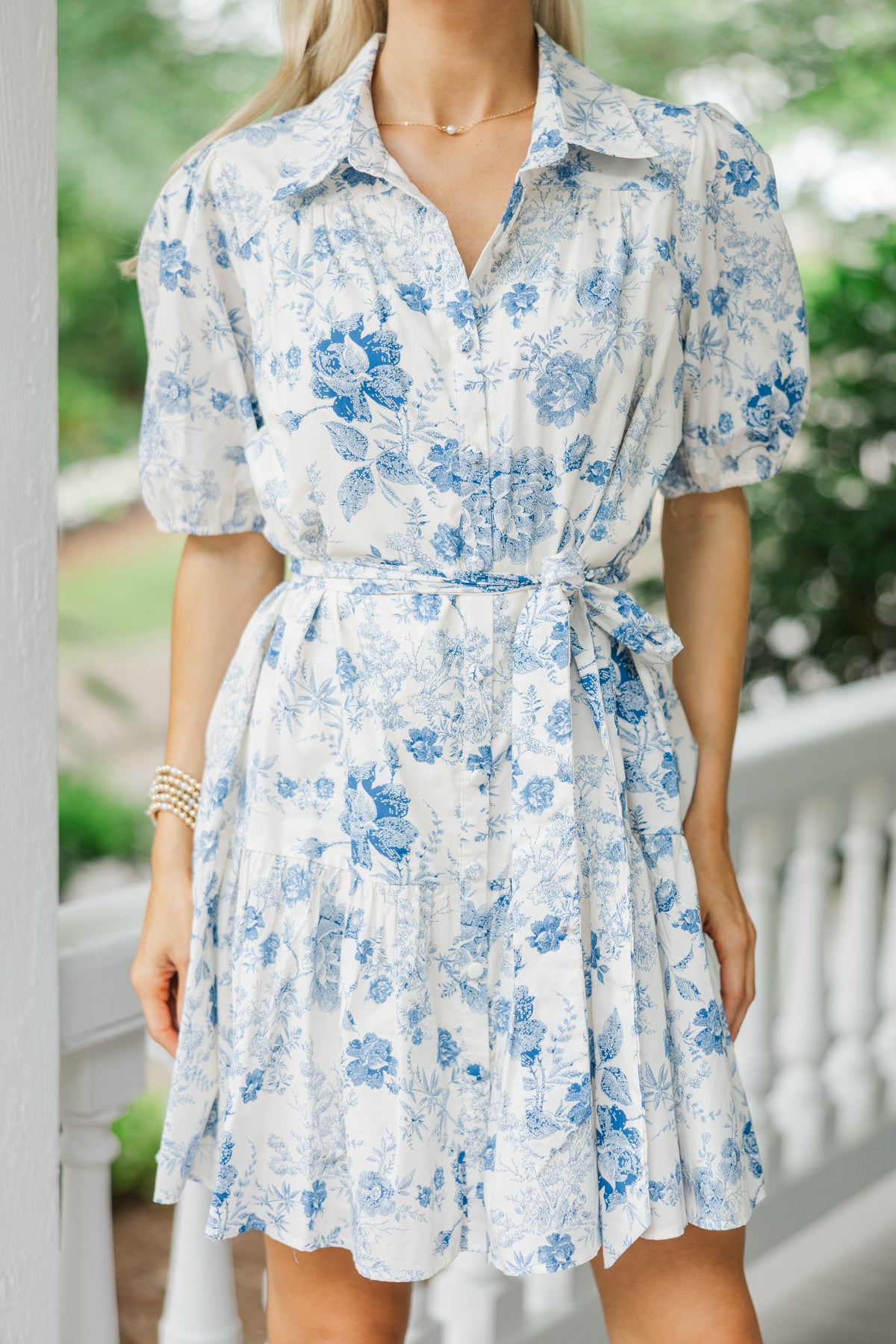 toile mini dress All Is Well Blue Floral – Shop the Mint Color:Custom Color( Special instructions For Seller) Spice up your spring Strapless Puff Sleeve Quinceanera first page