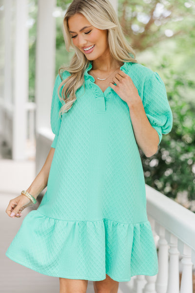 Something So New Mint Green Textured Dress Shop the Mint Something So New Mint Green Textured Dress Shop the Mint