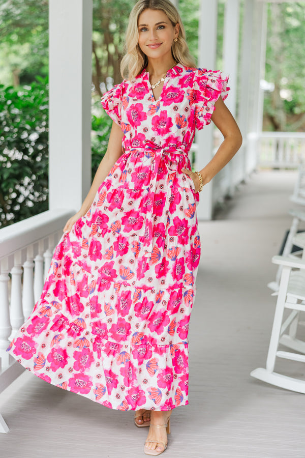 Future Fun Fuchsia Floral Maxi Dress Shop the Mint Future Fun Fuchsia Floral Maxi Dress Shop the Mint