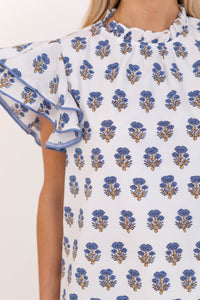 On Your Heart Ivory Medallion Blouse