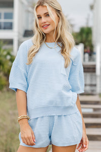 Believe Me Periwinkle Blue Textured Set