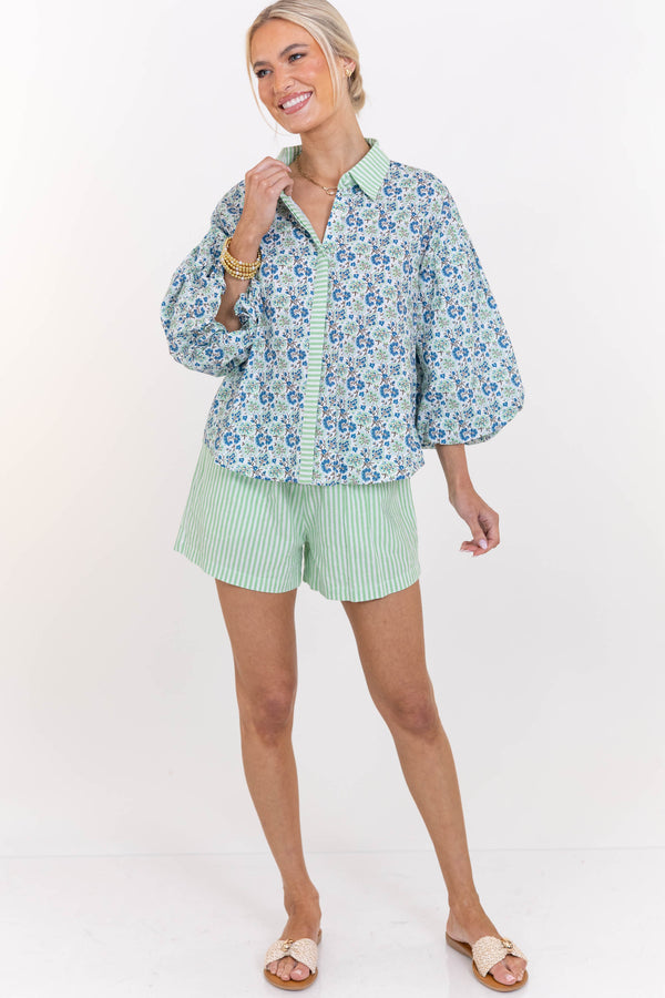 The Hopeful Blue Mixed Print Set