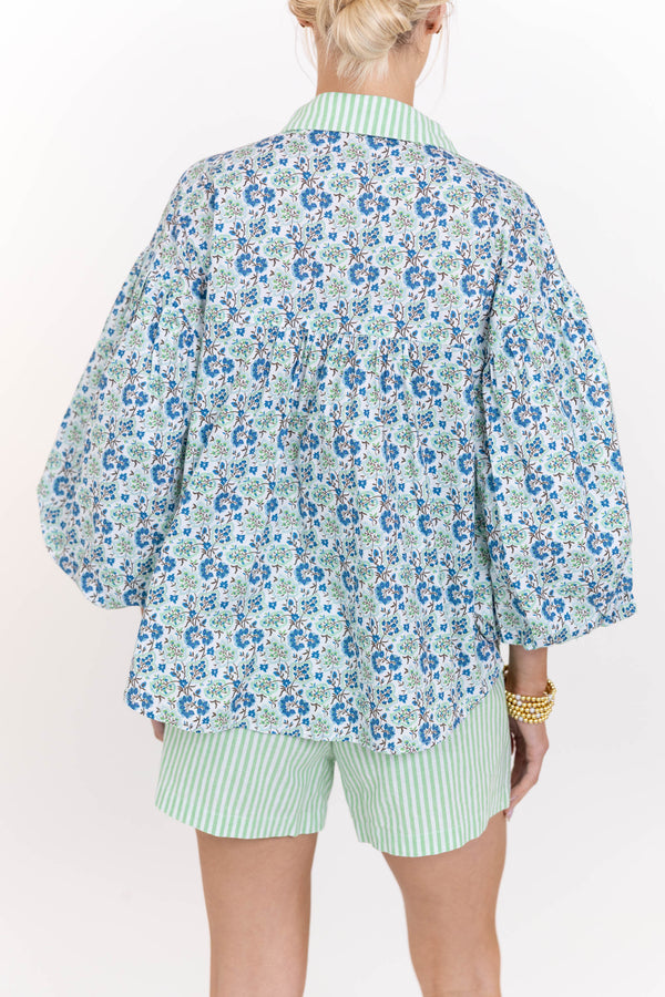 The Hopeful Blue Mixed Print Set