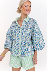 The Hopeful Blue Mixed Print Set
