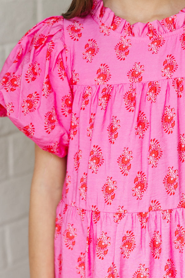 MIRA DRESS FUCHSIA