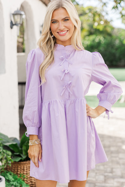 women's dress lavender purple dresses for women Long Purple Sequin-Print Prom Lavender / 2 There's Always Hope Lavender Dress