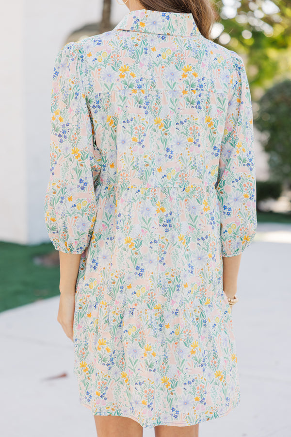 On Your Way Light Blue Easter Floral Babydoll Dress Shop the Mint On Your Way Light Blue Easter Floral Babydoll Dress Shop the Mint