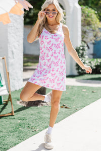 Completely You Fuchsia Toile Tennis Dress