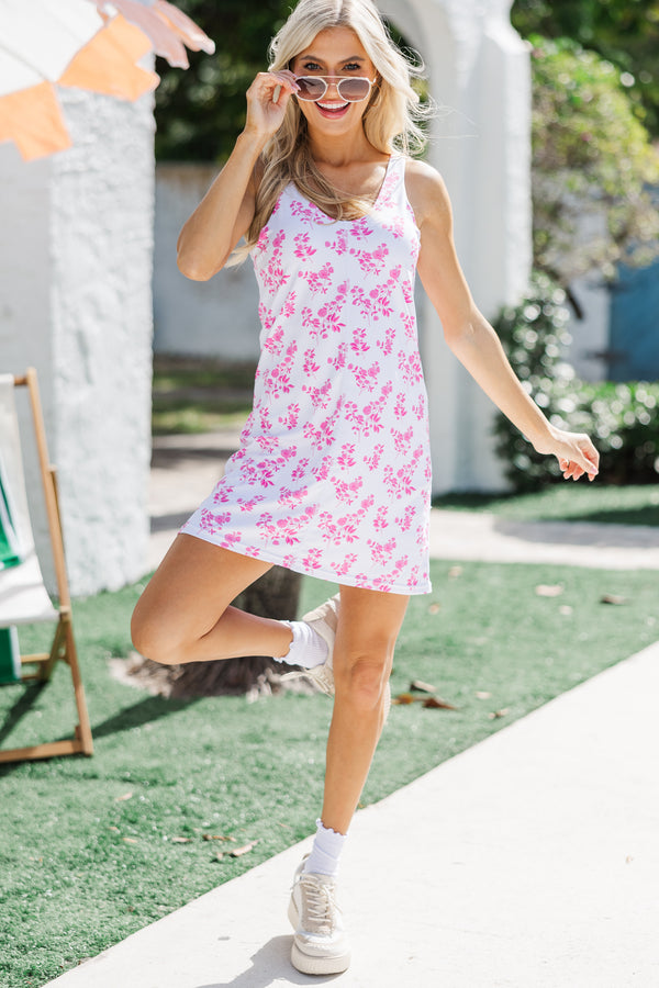 Completely You Fuchsia Toile Tennis Dress