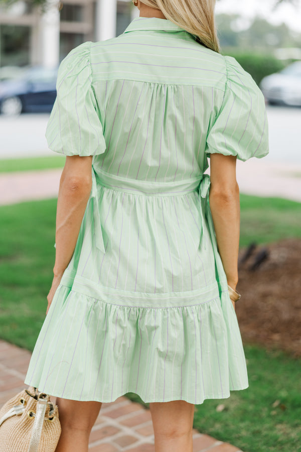 No Problems Mint Striped Dress – Shop the Mint