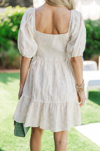 The Beauty Ecru Embroidered Dress