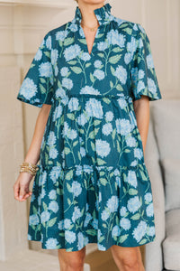 NURSING COLLECTION: Feeling Your Best Navy Floral Dress