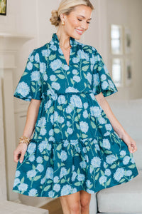 NURSING COLLECTION: Feeling Your Best Navy Floral Dress