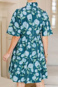 NURSING COLLECTION: Feeling Your Best Navy Floral Dress
