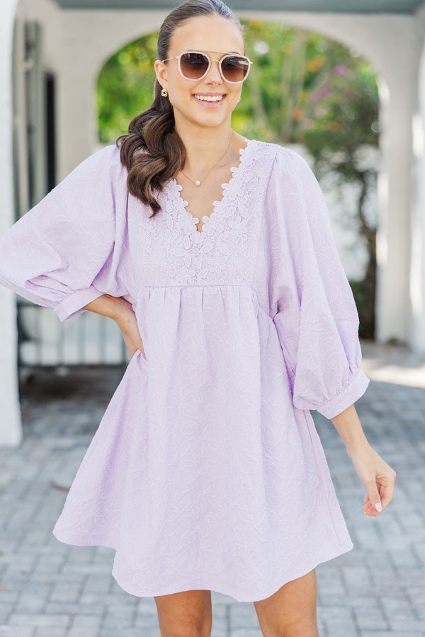 The Savannah Lavender Purple Lace Dress – Shop the Mint