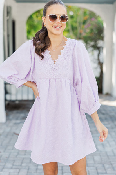 The Savannah Lavender Purple Lace Dress – Shop the Mint