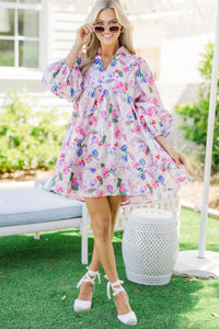 Find You Well Pink Floral Dress