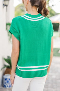 Down The Way Green Sweater