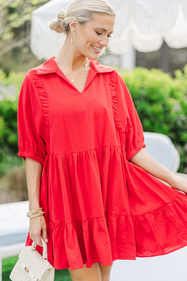 Join The Party Red Babydoll Dress Shop The Mint join-the-party-red-babydoll-dress-shop-the-mint