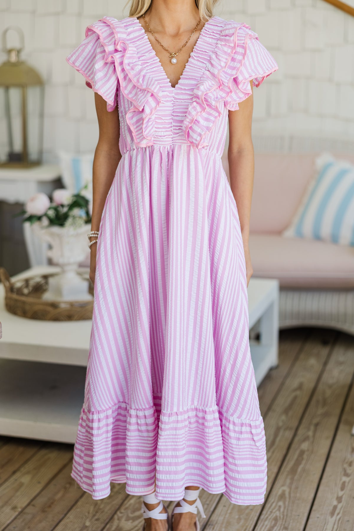 pink seersucker dress Darling Daydream pair:tokio-suiting-corset-leopard-print 1 active dress thats Color:Desert Blue Jones New York Women's