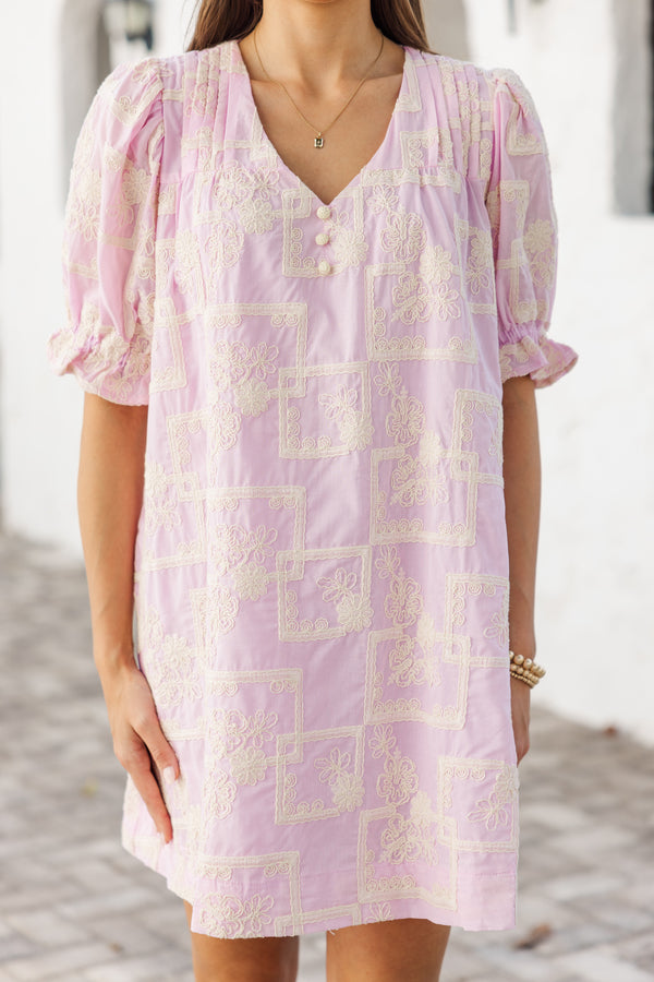 All For You Light Pink Embroidered Dress Shop the Mint All For You Light Pink Embroidered Dress Shop the Mint