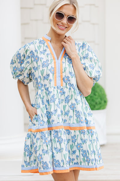 The Sensitive Blue Floral Dress – Shop the Mint