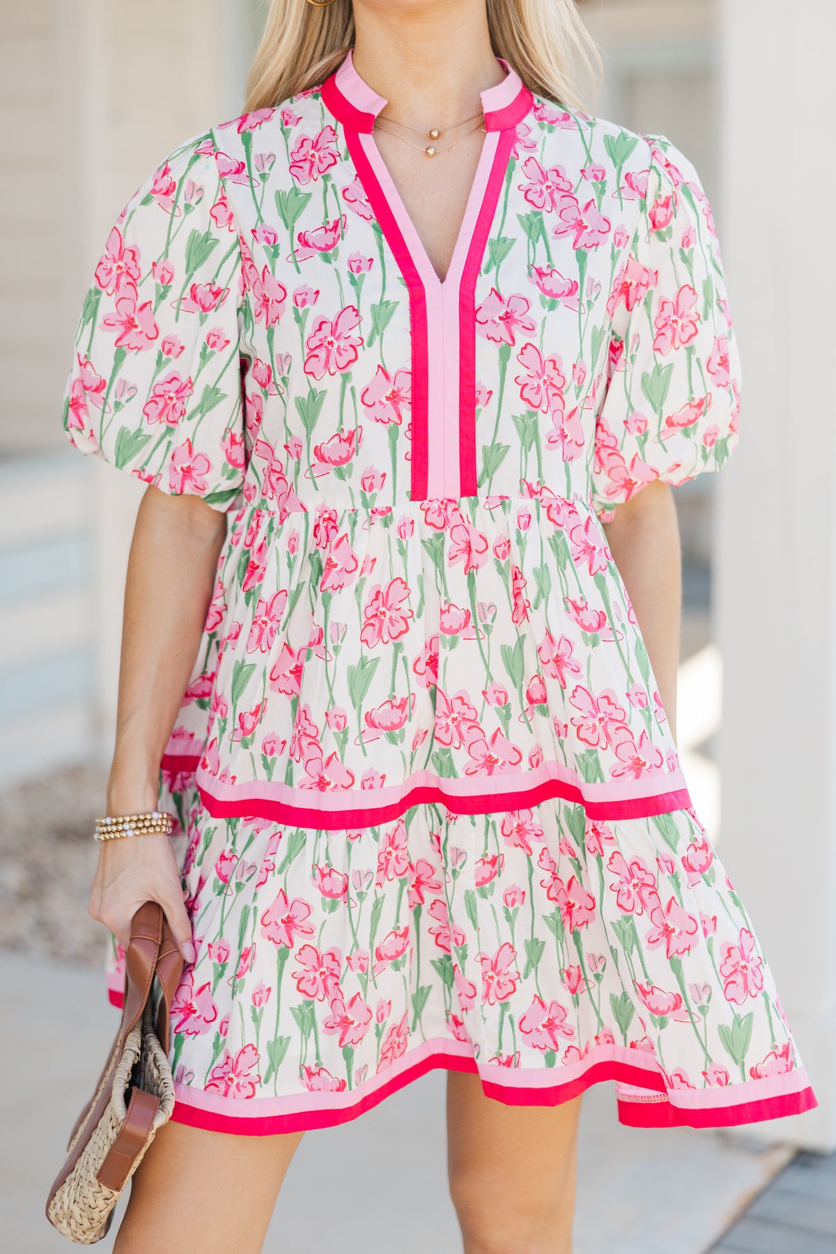 The Sensitive Pink Floral Dress – Shop the Mint