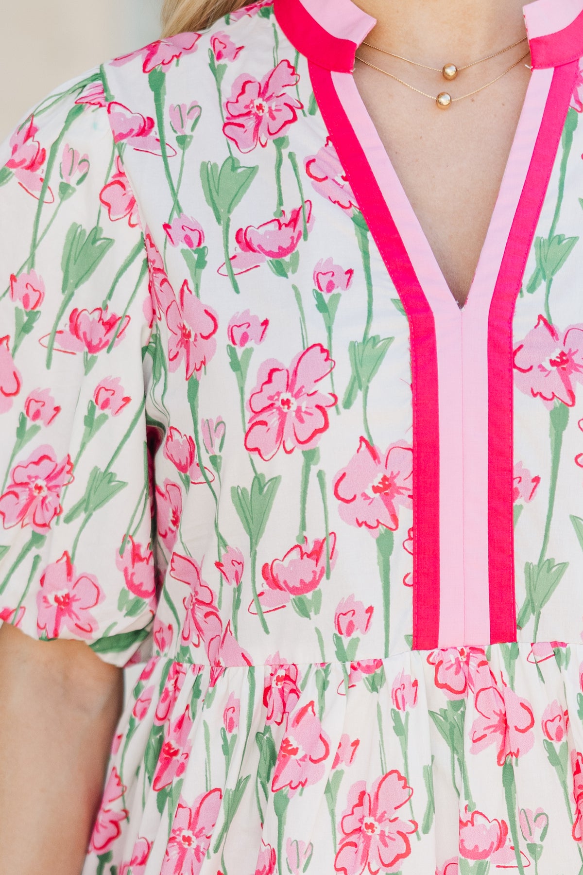 The Sensitive Pink Floral Dress – Shop the Mint
