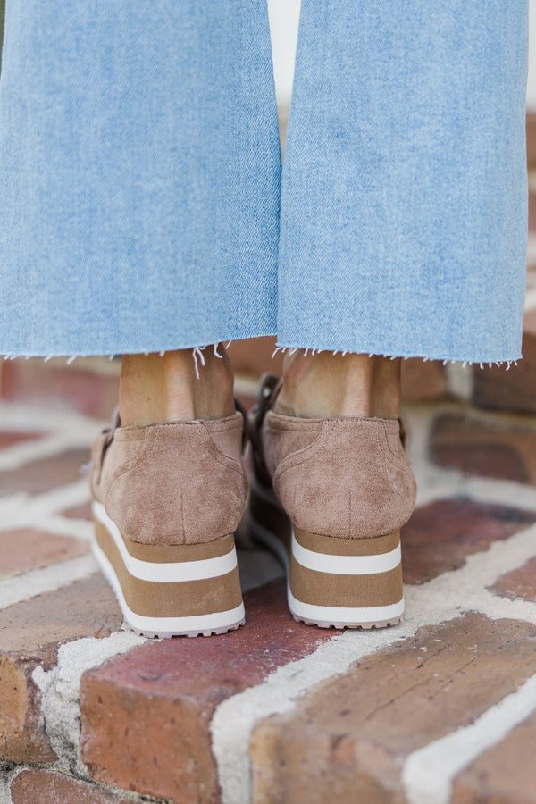 Stay On Course Brown Sneakers