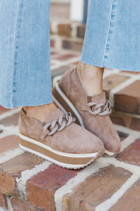 Stay On Course Brown Sneakers